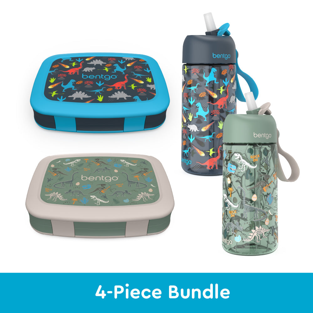 bentgo-kids-prints-lunch-boxes-and-water-bottles-m8 bentgo-lunch-box-bottle-bundle-dinsoaur-fossils-1.jpg